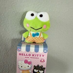 Hello Kitty and Friends Plush Danglers Ice Cream Series Keroppi